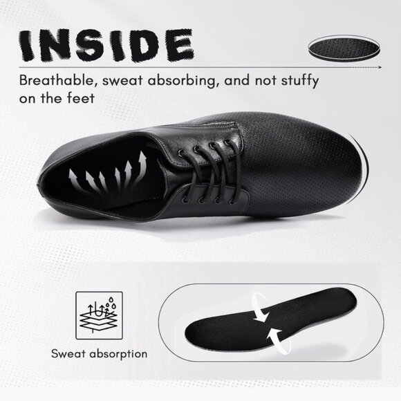 NEW - Men Ballroom Dance Shoes - Picture 2 of 6